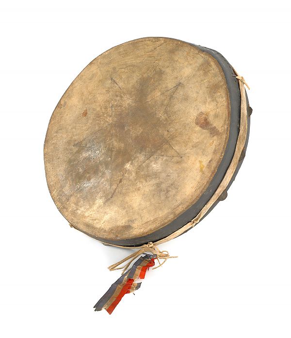 Native American hand drum ca.