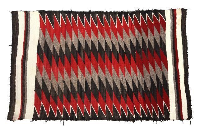 NATIVE AMERICAN HAND-WOVEN BLANKET,