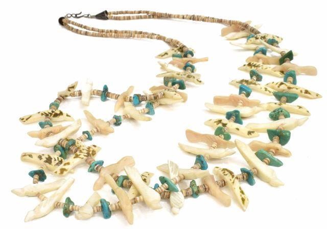 NATIVE AMERICAN HEISHI BEADED