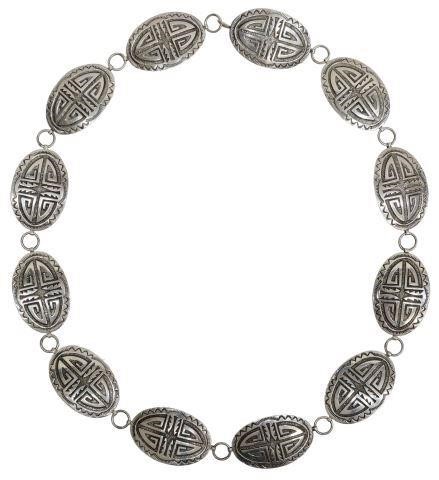 NATIVE AMERICAN HOPI SILVER OVERLAY