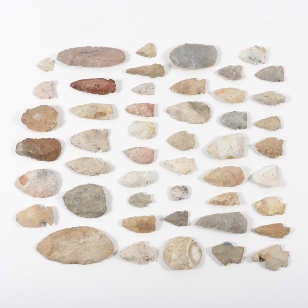 NATIVE AMERICAN INDIAN ARROWHEADS