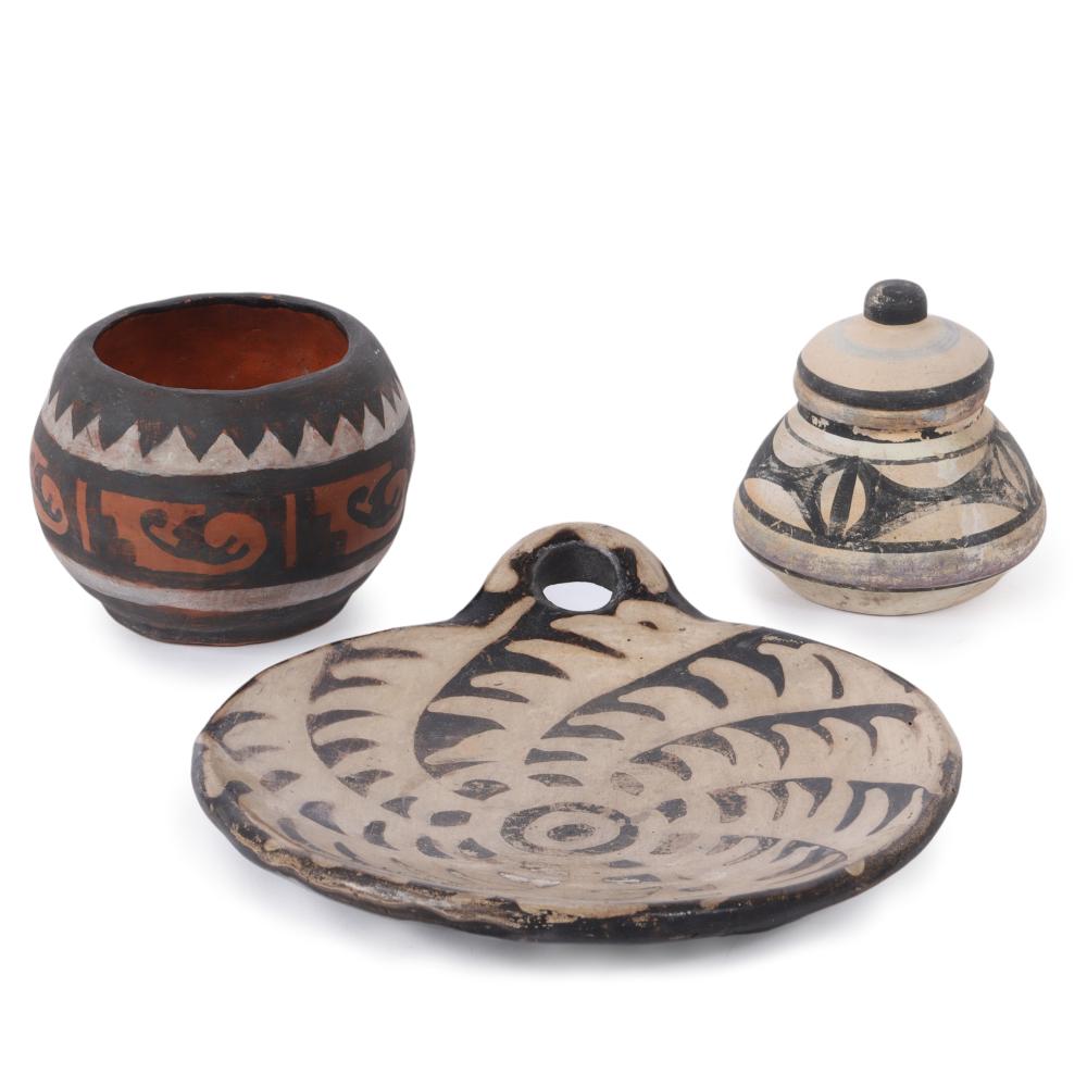 NATIVE AMERICAN INDIAN HAND-PAINTED