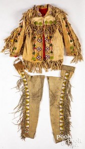 NATIVE AMERICAN INDIAN HIDE JA