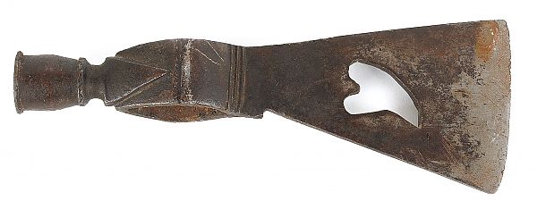 Native American iron trade axe 19th