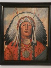 NATIVE AMERICAN KIOWA PORTRAIT