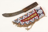 NATIVE AMERICAN KNIFE SHEATH &