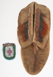 NATIVE AMERICAN LEATHER MOCCAS