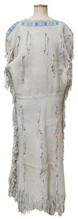 NATIVE AMERICAN LOOM BEADED FRINGED
