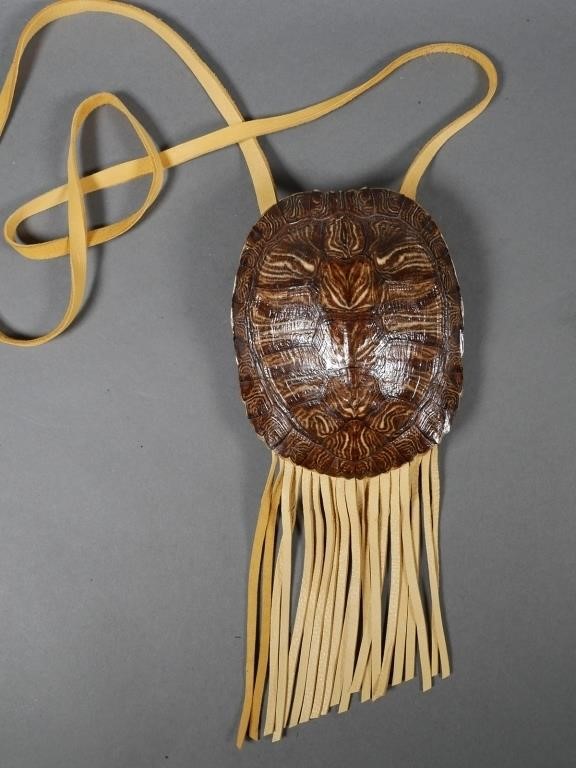 NATIVE AMERICAN MADE TURTLE SHELL