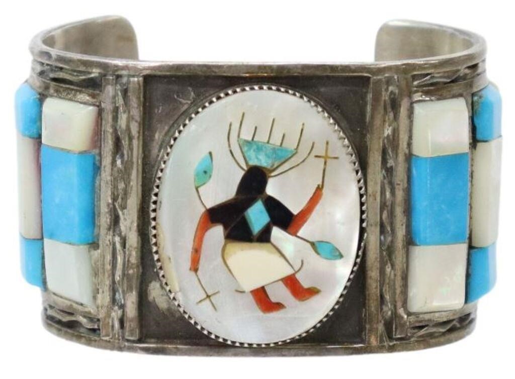 NATIVE AMERICAN MULTISTONE INLAY