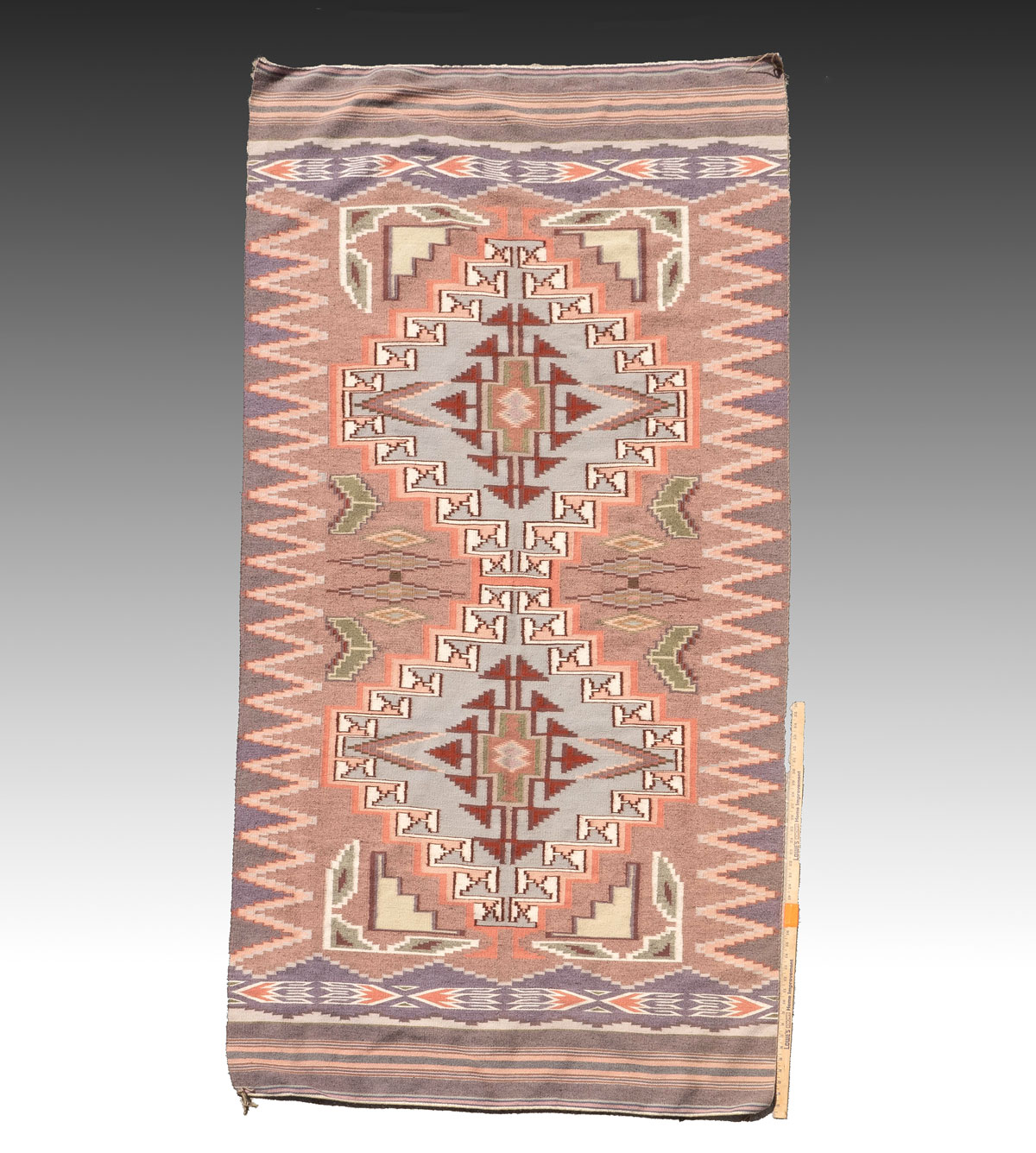 NATIVE AMERICAN NAVAJO PASTEL RUG