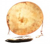 NATIVE AMERICAN PAINTED HIDE S