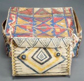 NATIVE AMERICAN PARFLECHE BOX