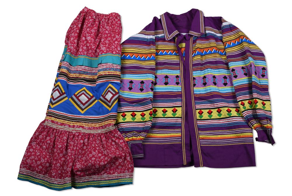 NATIVE AMERICAN PATCHWORK GARMENTS,