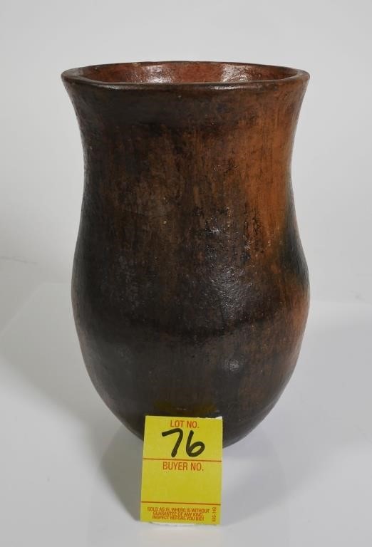 NATIVE AMERICAN PIT FIRED POTTERY