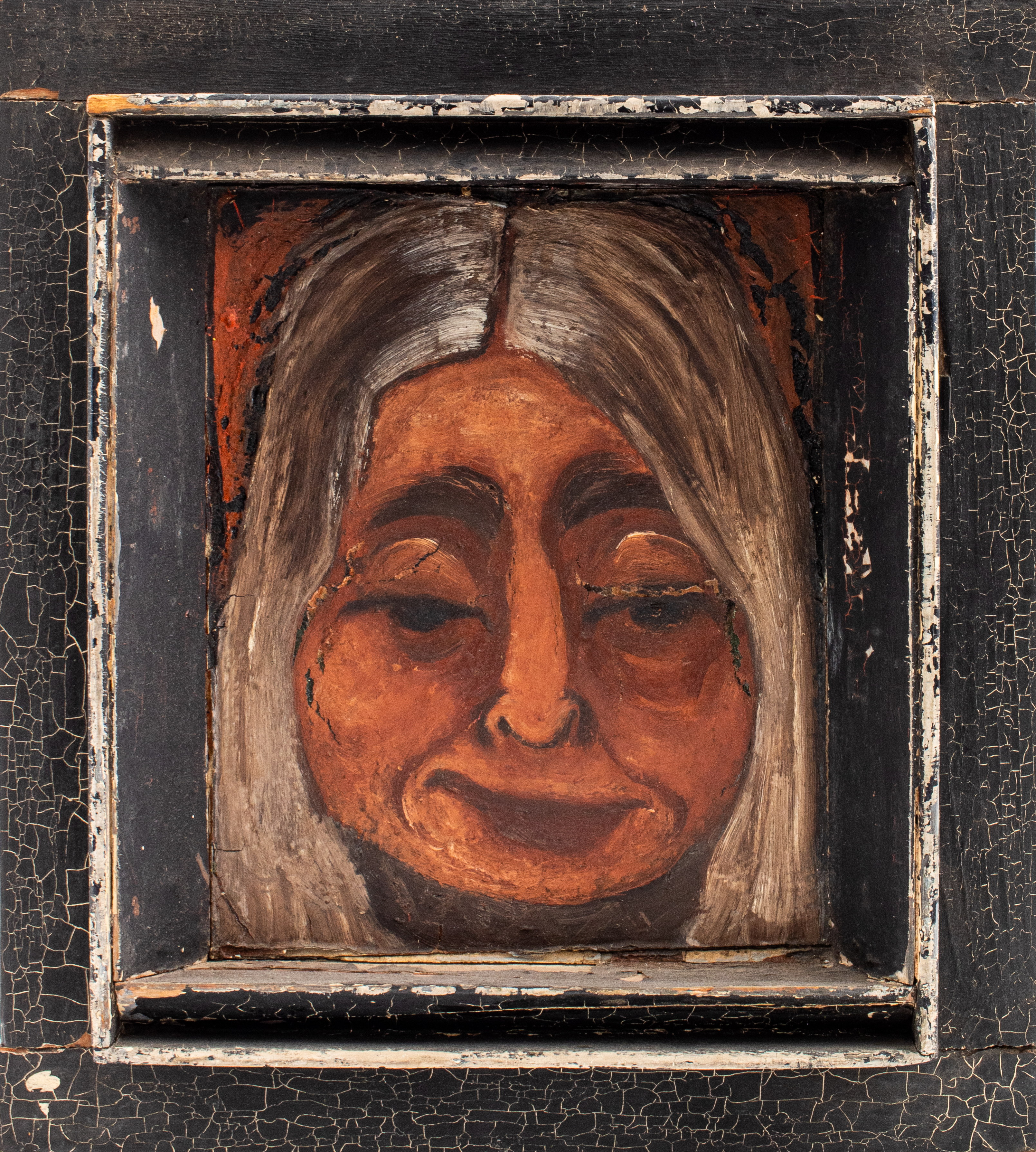 NATIVE AMERICAN PORTRAIT OF A WOMAN