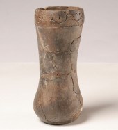 Native American pottery cylind