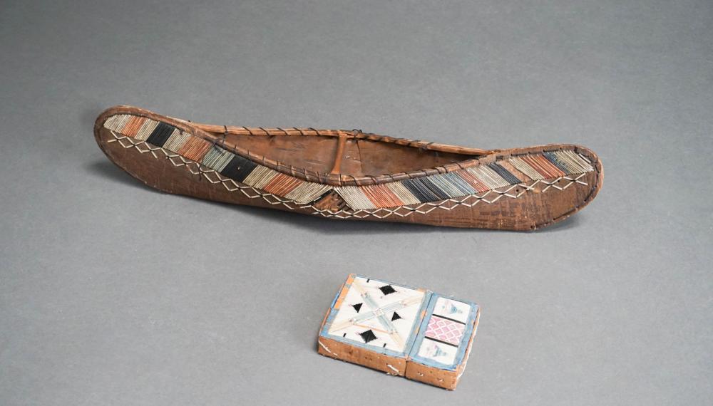 NATIVE AMERICAN QUILL AND BONE