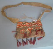 NATIVE AMERICAN QUILL HIDE SHO