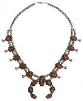 NATIVE AMERICAN RED CORAL SQUA
