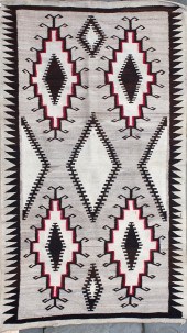 NATIVE AMERICAN RUG3'9 x 6'5''