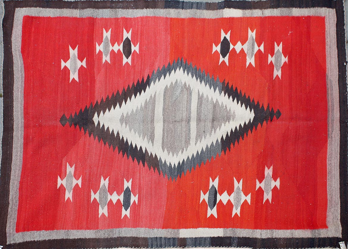 NATIVE AMERICAN RUG4'3 x