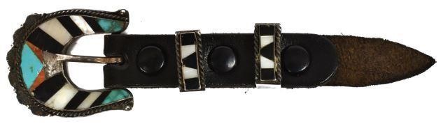 NATIVE AMERICAN SILVER BELT