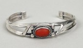 NATIVE AMERICAN SILVER CORAL B