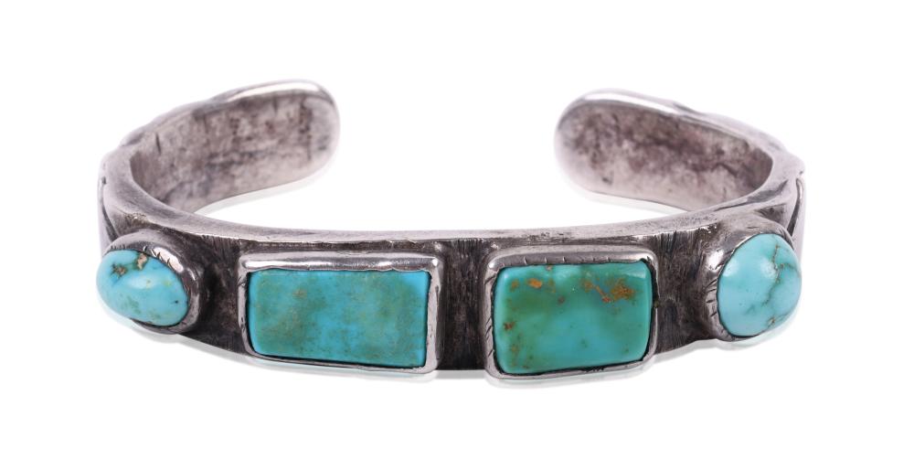 NATIVE AMERICAN SILVER CUFF,