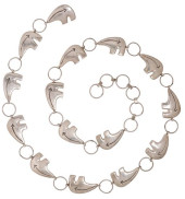 NATIVE AMERICAN SILVER HEARTLI
