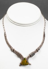 NATIVE AMERICAN SILVER & JASPE