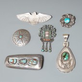 NATIVE AMERICAN SILVER JEWELRY