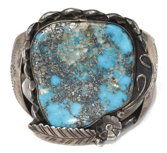 NATIVE AMERICAN SILVER TURQUOISE