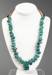 NATIVE AMERICAN SILVER TURQUOI