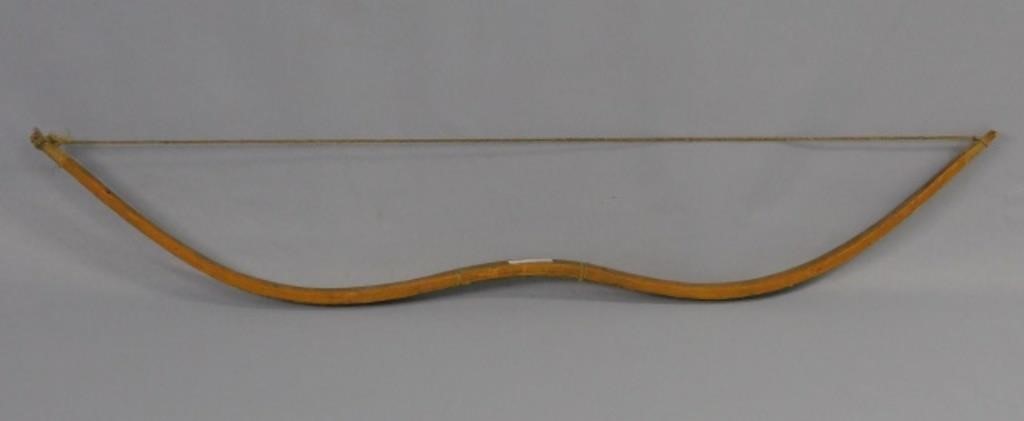 NATIVE AMERICAN SINEW BACKED BOW.