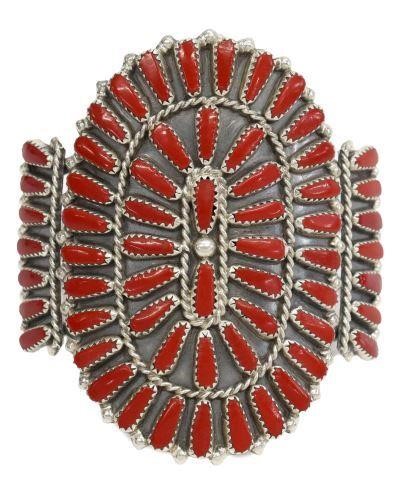 NATIVE AMERICAN STERLING & RED
