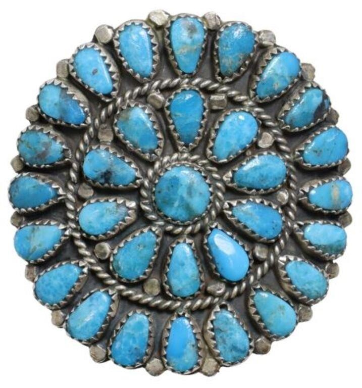 NATIVE AMERICAN STERLING & TURUOISE