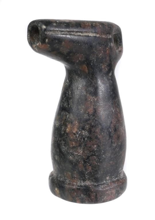 NATIVE AMERICAN STONE PIPEArchaic