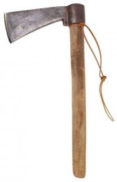 NATIVE AMERICAN STYLE AXE, 20T