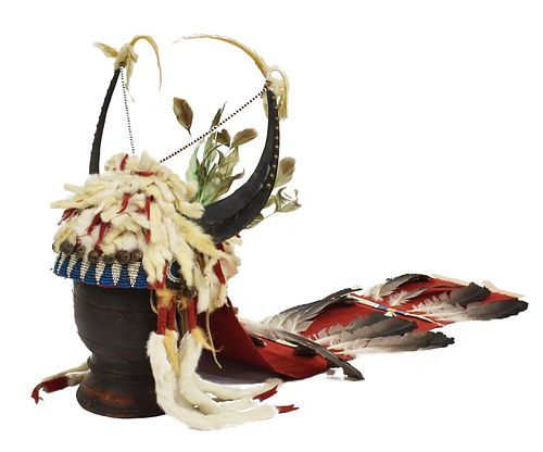 NATIVE AMERICAN STYLE SPLIT-HORN
