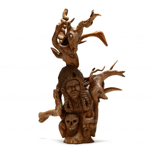 NATIVE AMERICAN-THEMED FOLK ART