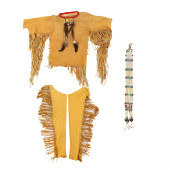 NATIVE AMERICAN TRIBAL LEATHER
