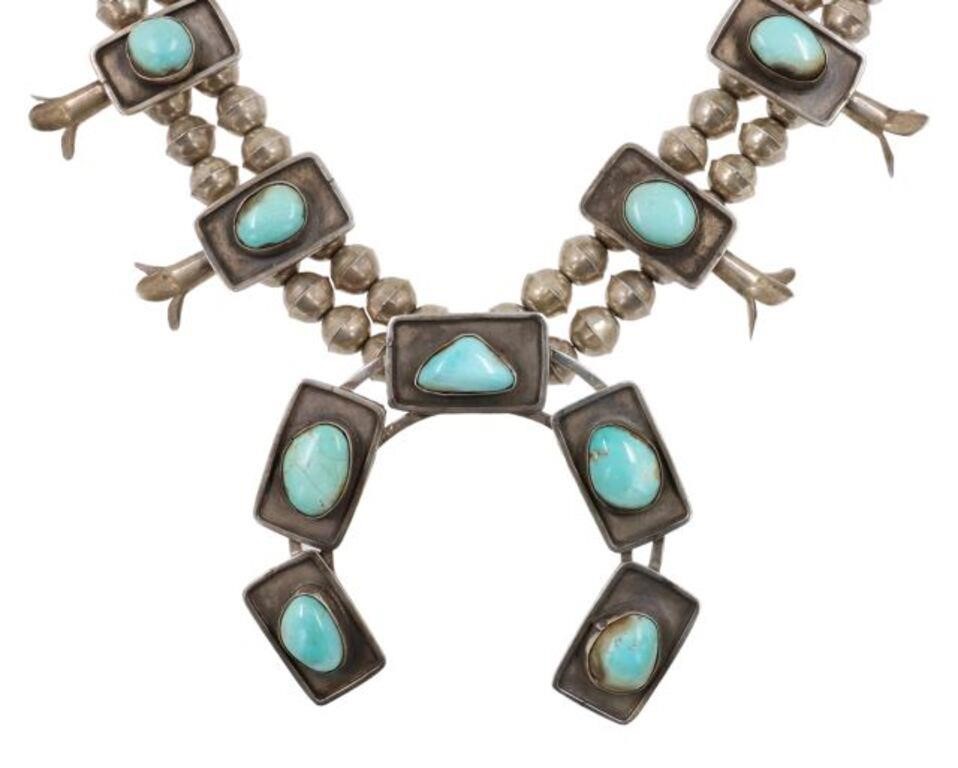 NATIVE AMERICAN TURQUOISE SQUASH