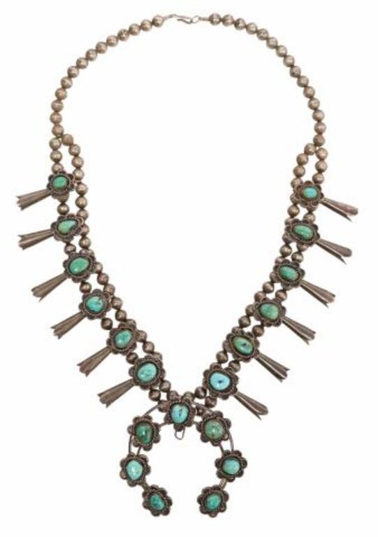 NATIVE AMERICAN TURQUOISE SQUASH