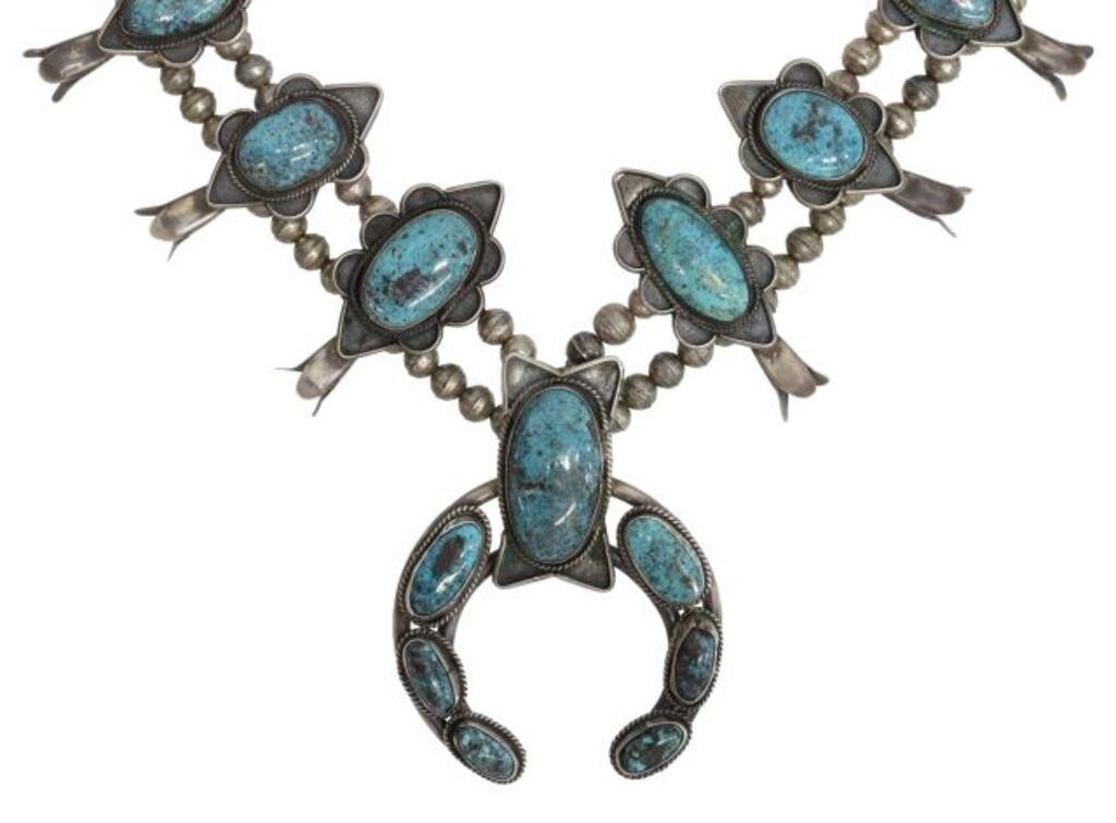 NATIVE AMERICAN TURQUOISE SQUASH