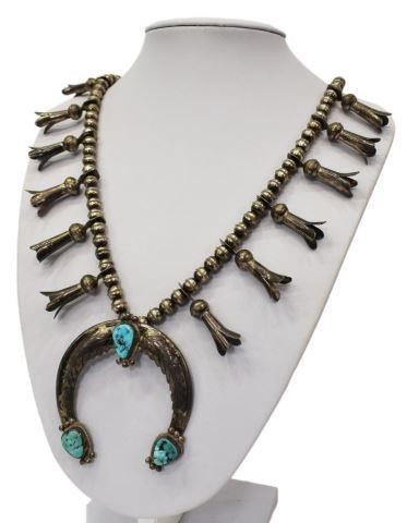 NATIVE AMERICAN TURQUOISE SQUASH