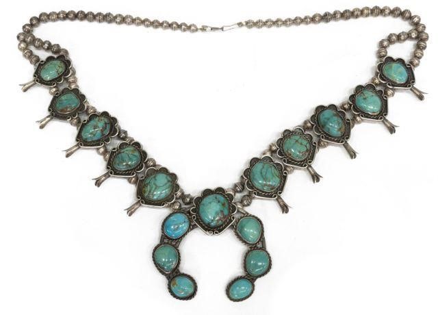 NATIVE AMERICAN TURQUOISE SQUASH