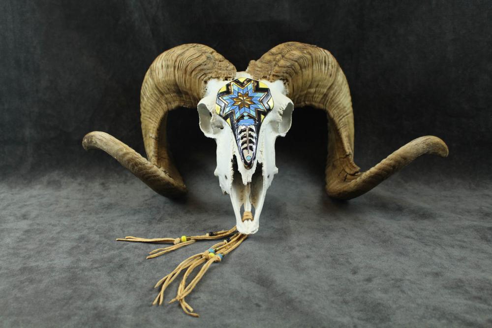 NATIVE AMERICAN WALL HANGING BY