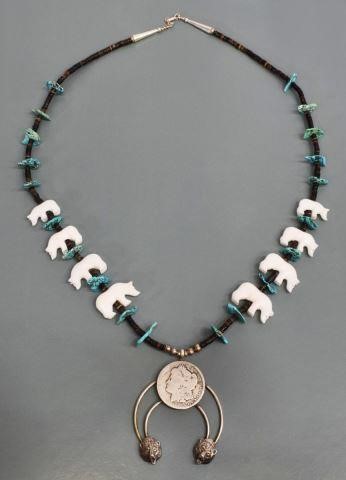 NATIVE AMERICAN WHITE BEAR FETISH