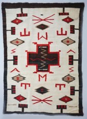 NATIVE AMERICAN WOOL PICTORIAL